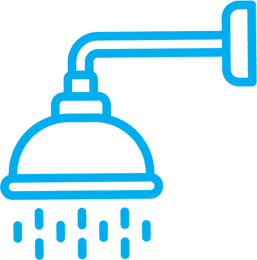 jake’s pros plumbing services shower head icon blue jake's pros plumbing services shower head icon blue